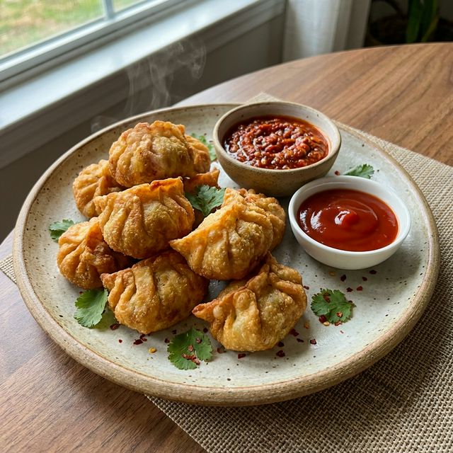 Chicken Fried Momos