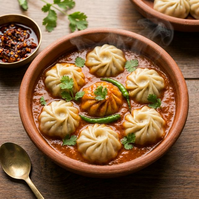 Chicken Gravy Momos