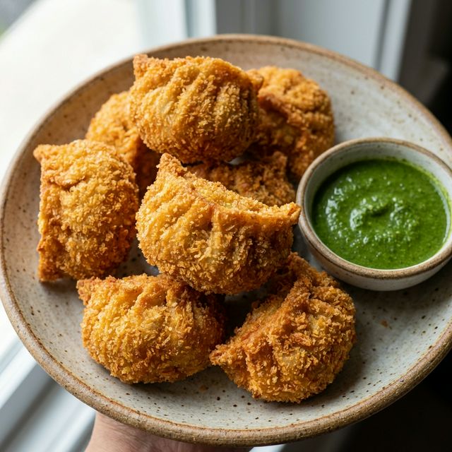Soya Kurkure Momos
